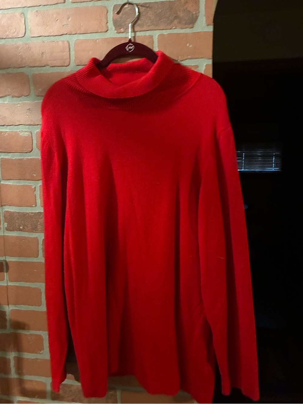 Zac & Rachel Red Turtleneck Sweater